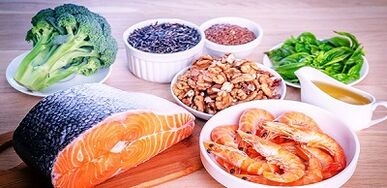 Vitamine in Produkten für das Gehirn